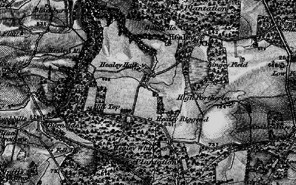 Old map of Minsteracres in 1898