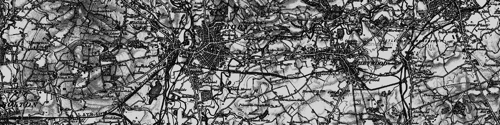 Old map of Heap Bridge in 1896