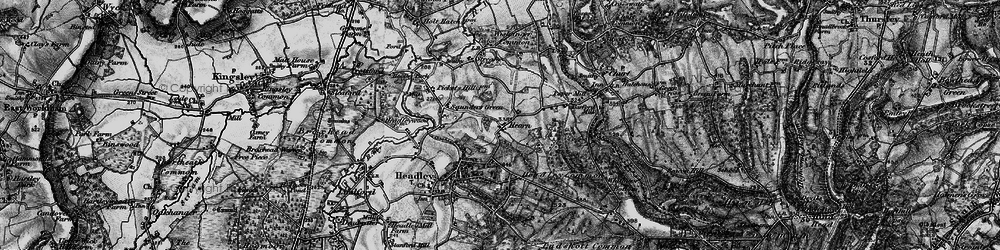 Old map of Hearn in 1895
