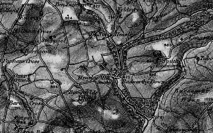 Old map of Bampfylde Hill in 1898