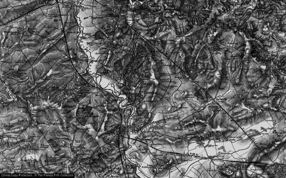 Old Map of Heath and Reach, 1896 in 1896