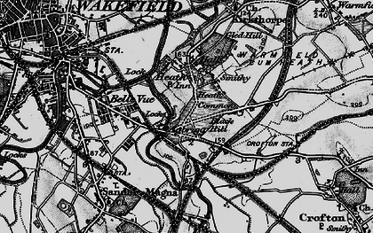 Old map of Heath Common in 1896