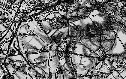 Old map of Heath Hayes in 1898