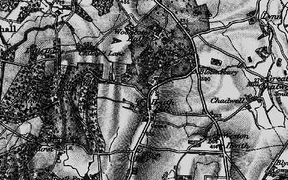 Old map of Heath Hill in 1897