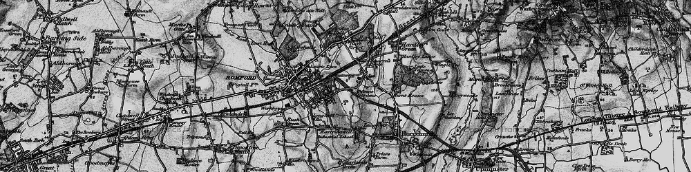 Old map of Heath Park in 1896