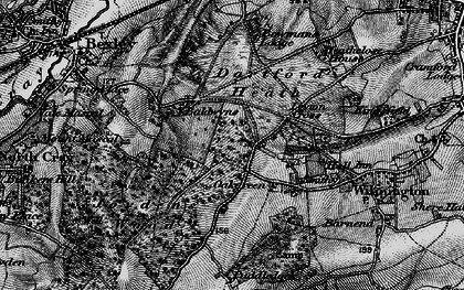 Old map of Heath Side in 1895