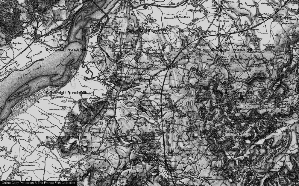 Old Map of Historic Map covering Blanchworth in 1897
