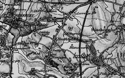 Old map of Blanchworth in 1897