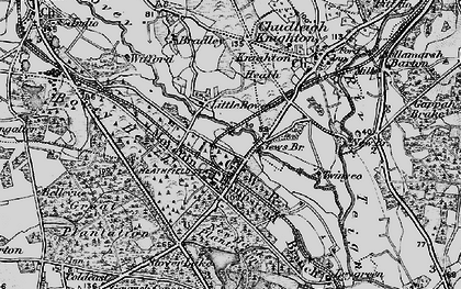 Old map of Bovey Heath in 1898