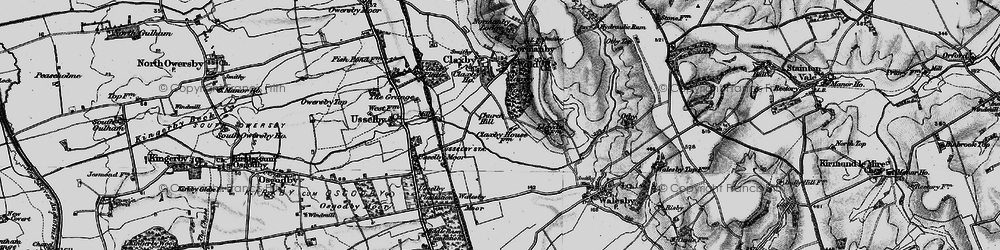 Old map of Heathfield in 1899