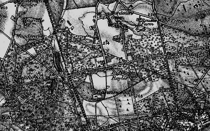 Old map of Heathlands in 1895
