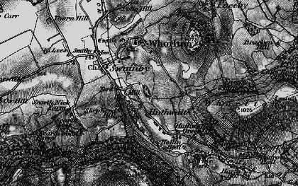 Old map of Whorlton Ho in 1898