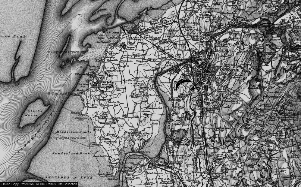 Old Map of Heaton, 1898 in 1898