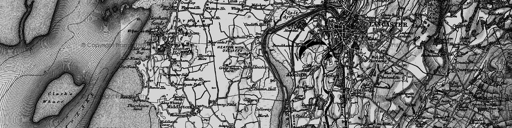 Old map of Heaton in 1898