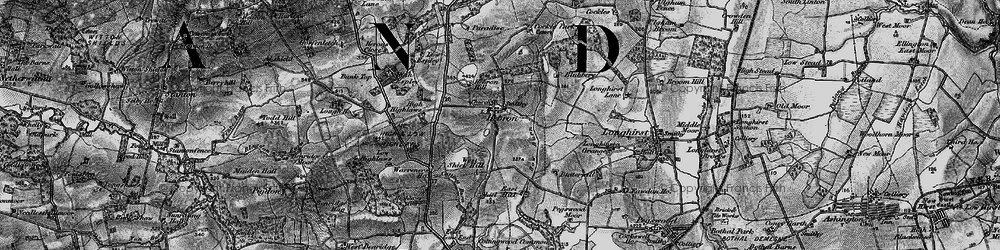 Old map of Low Espley in 1897