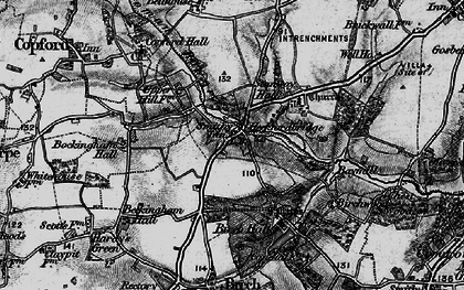 Old map of Heckfordbridge in 1896