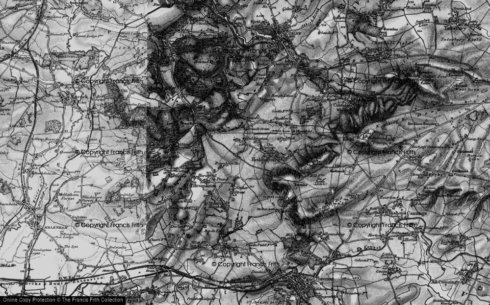 Old Map of Heddington Wick, 1898 in 1898