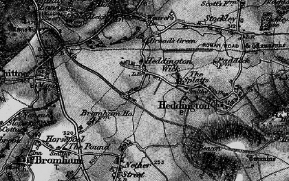 Old map of Heddington Wick in 1898