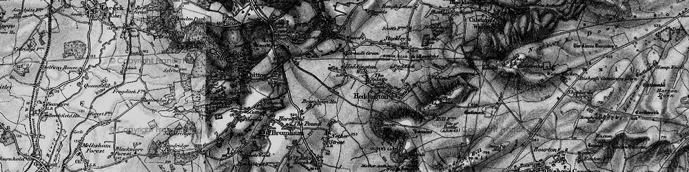 Old map of Heddington Wick in 1898