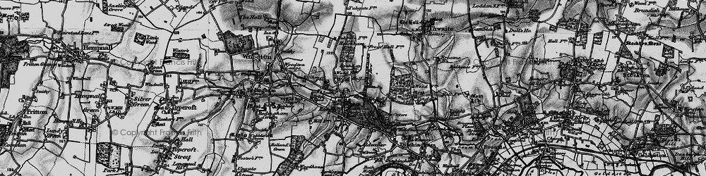 Old map of Tindall Wood in 1898