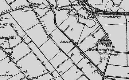 Old map of Hedgehog Bridge in 1898