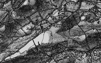 Old map of Hedley Hill in 1898