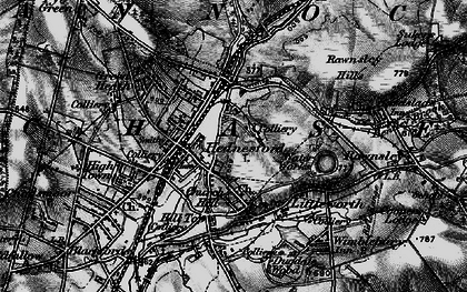 Old map of Hednesford in 1898