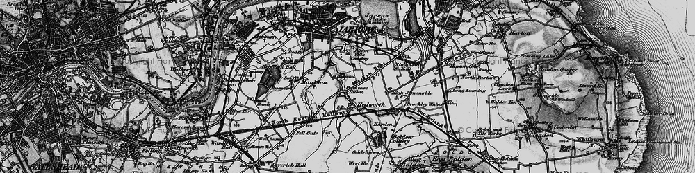 Old map of Hedworth in 1898