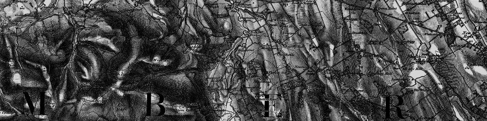 Old map of Heggle Lane in 1897