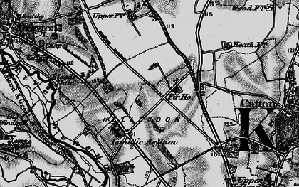 Old map of Hellesdon in 1898