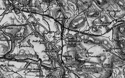 Old map of Hellifield Green in 1898