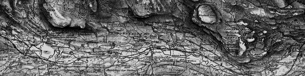 Old map of Helm in 1897