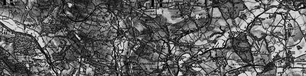 Old map of Helmington Row in 1898