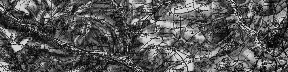 Old map of Hemel Hempstead in 1896
