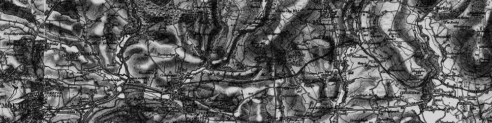 Old map of Hemerdon in 1898