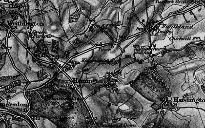 Old map of Hemington in 1898