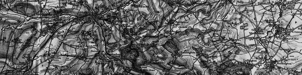 Old map of Hemington in 1898