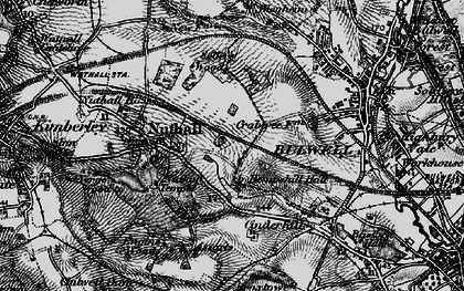 Old map of Hempshill Vale in 1899