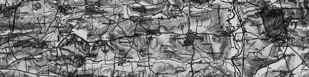 Old map of Hempton in 1896
