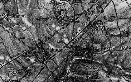 Old map of Hempton Wainhill in 1895
