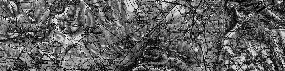 Old map of Bledlow Great Wood in 1895