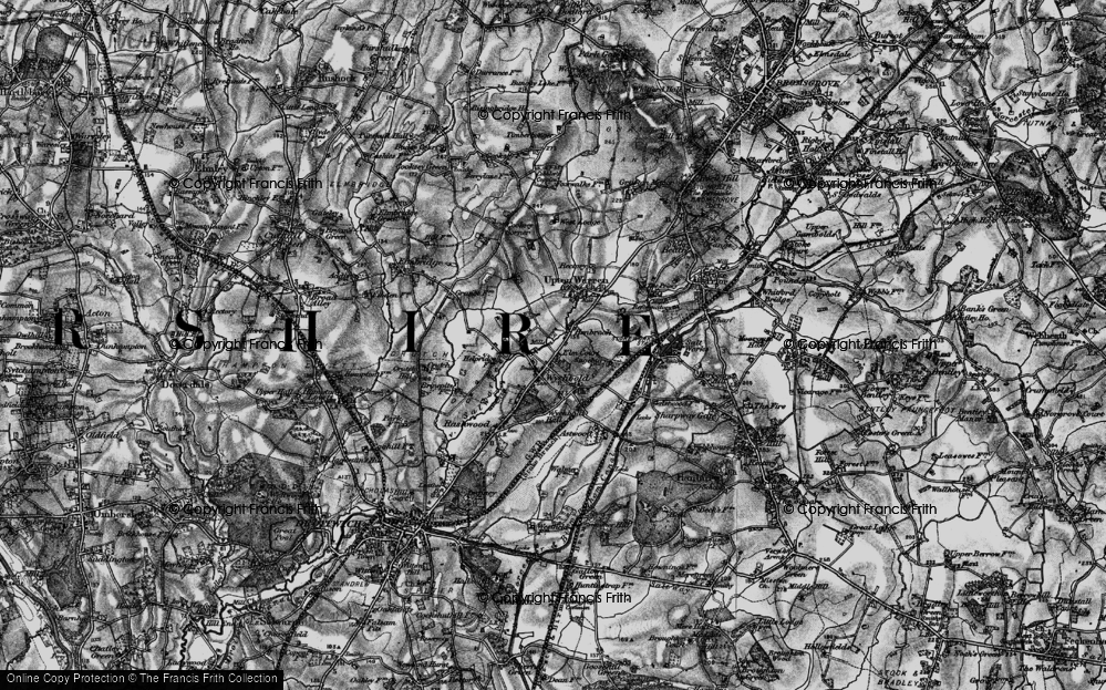 Old Map of Henbrook, 1898 in 1898