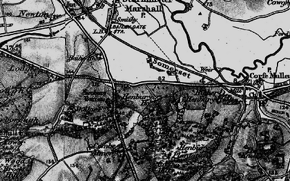 Old map of Henbury in 1895