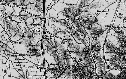 Old map of Hendra in 1895
