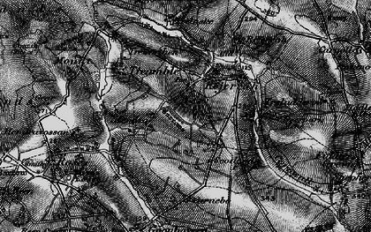 Old map of Hendra Croft in 1895