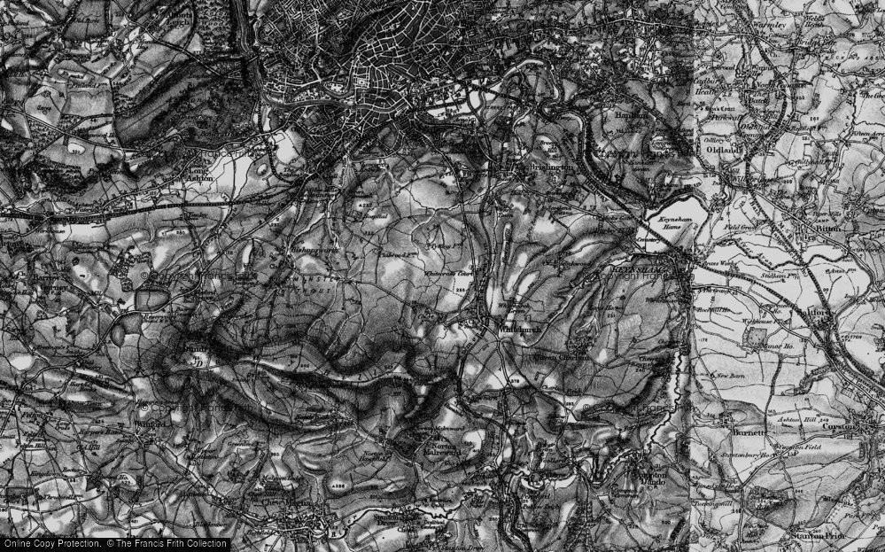 Old Map of Hengrove, 1898 in 1898