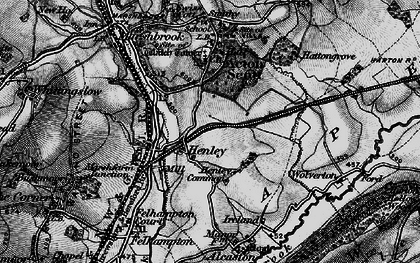 Old map of Henley Common in 1899
