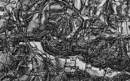 Old map of Amon's Copse in 1895