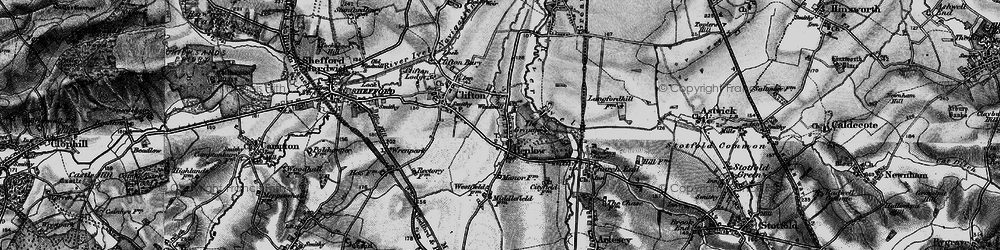 Old map of Henlow in 1896