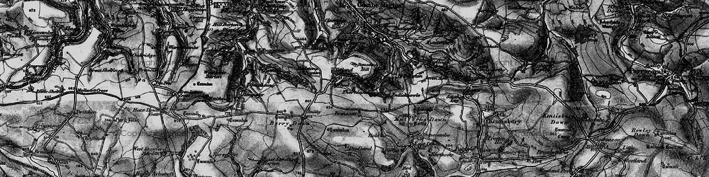 Old map of Brinscott in 1898